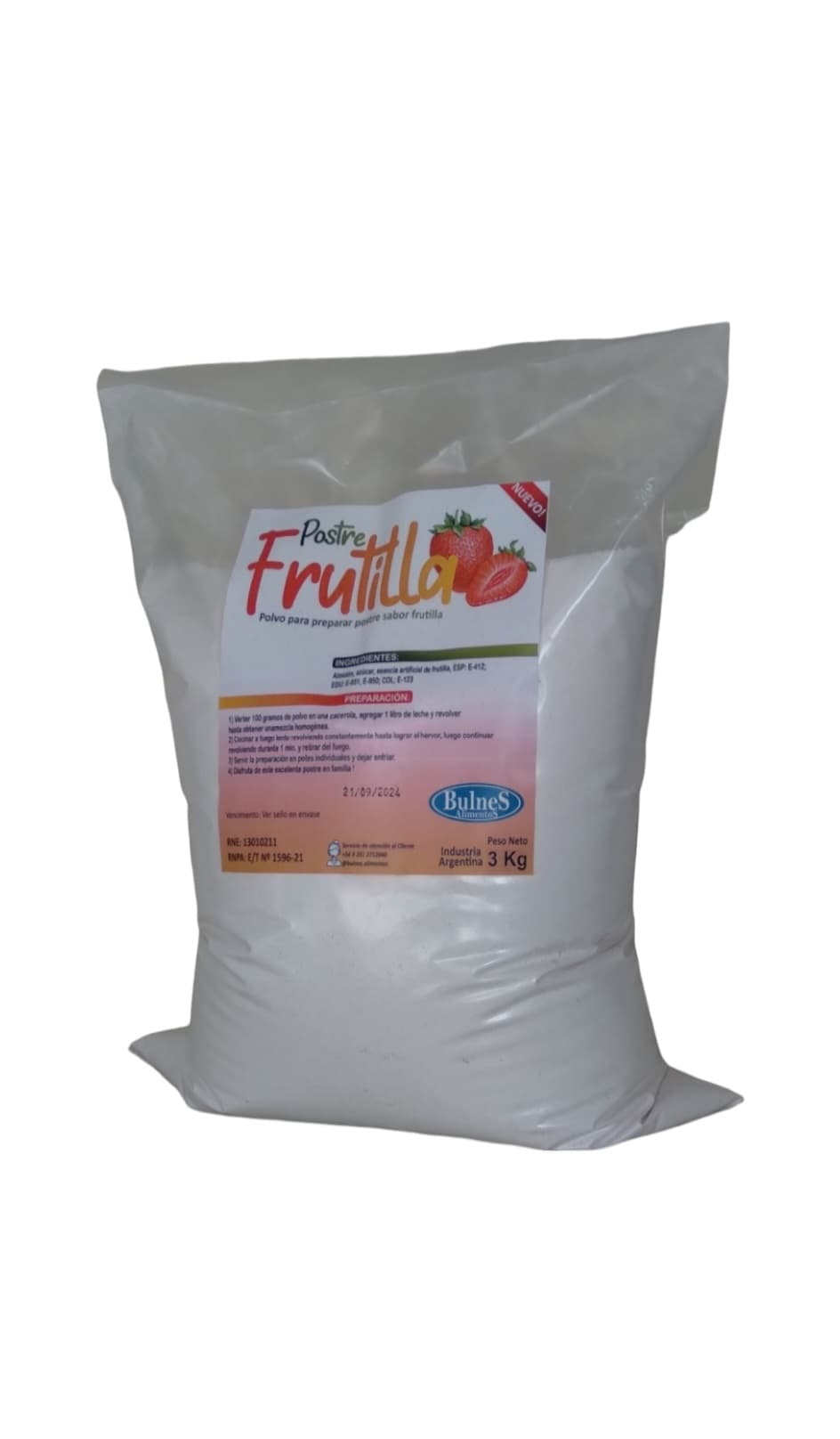 3001 Postre Frutilla x3k