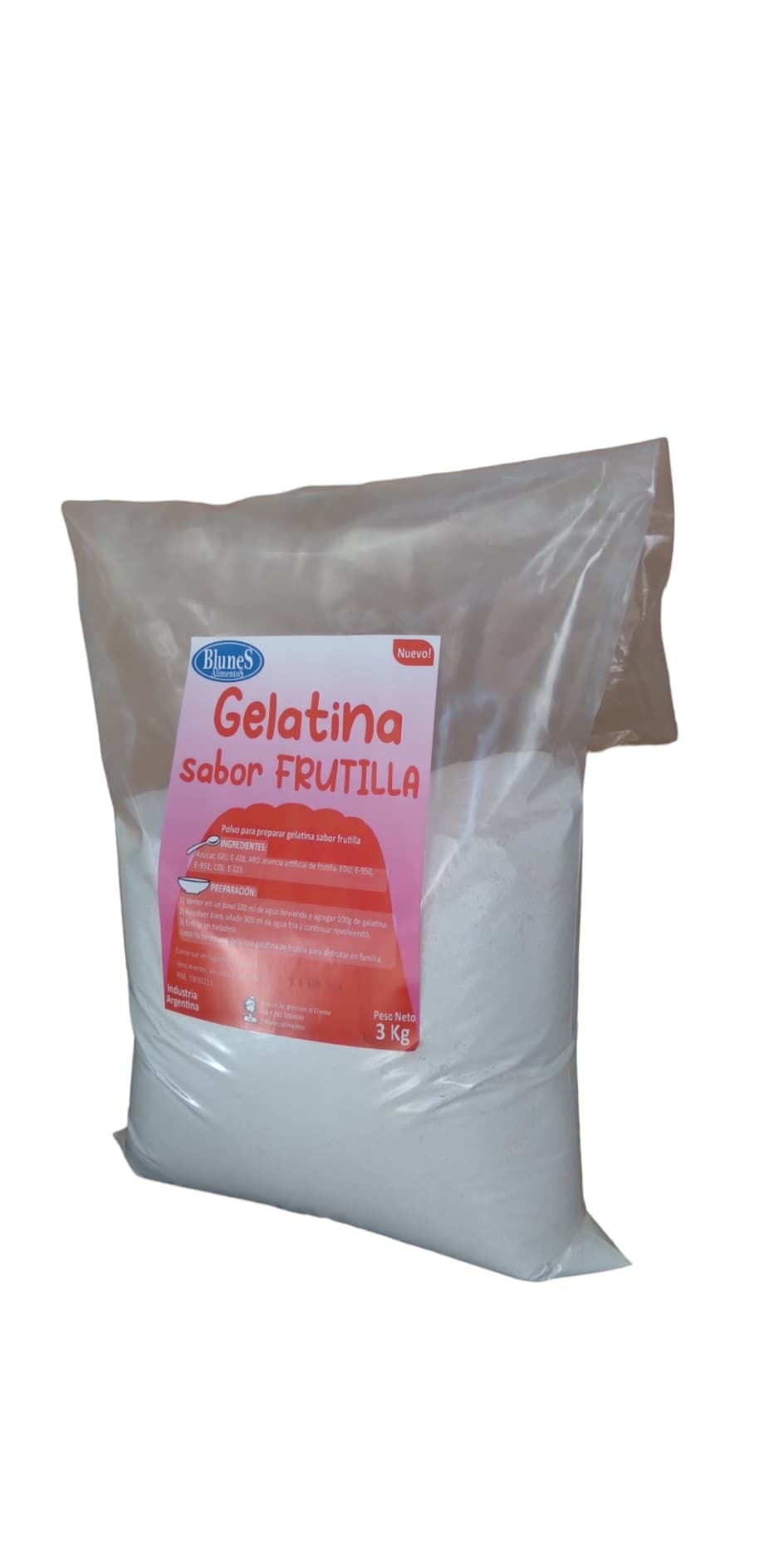6001 Gelatina de Frutilla x 3kg