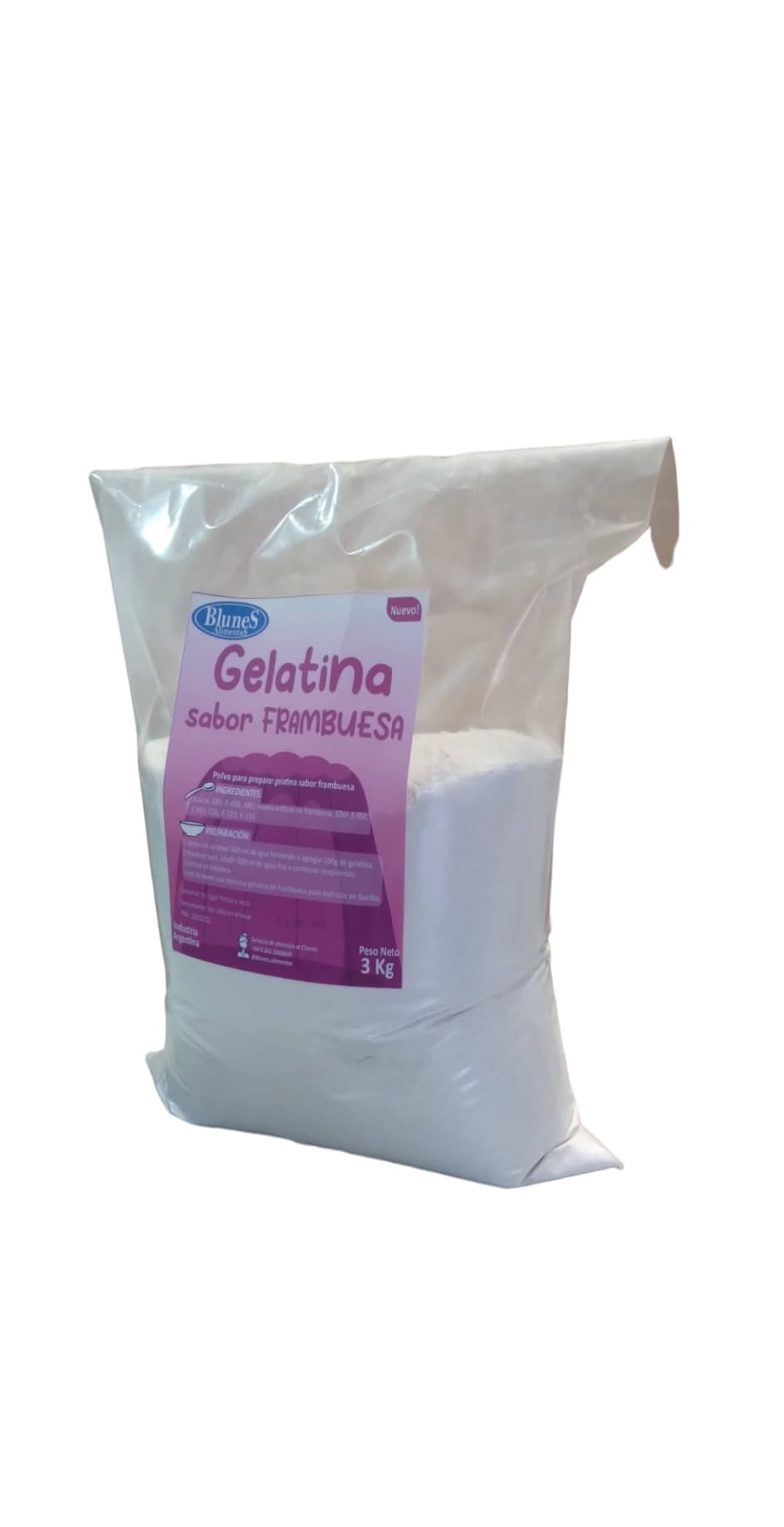 6004 Gelatina Frambuesa x 3kg