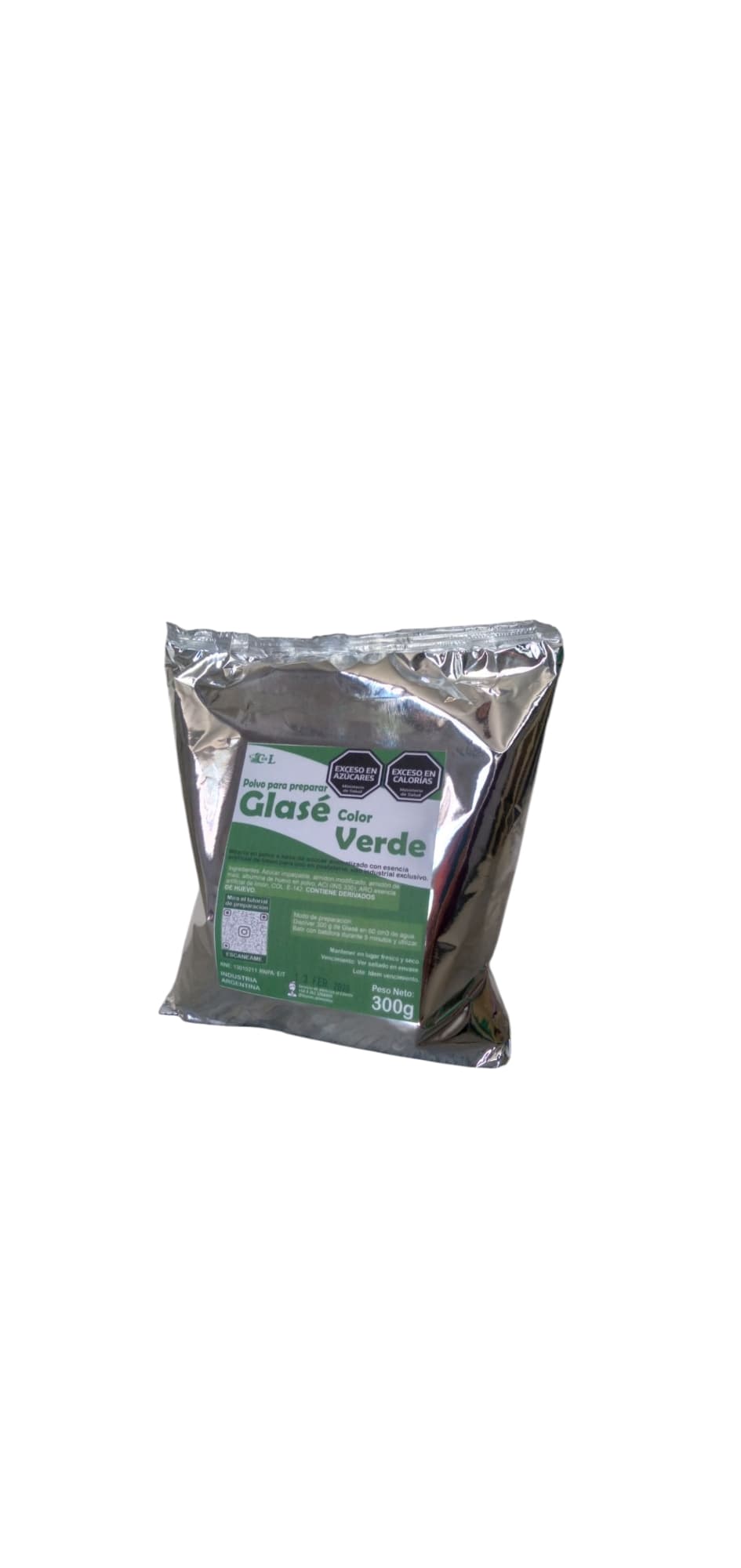 3034 Glasé Verde x300g