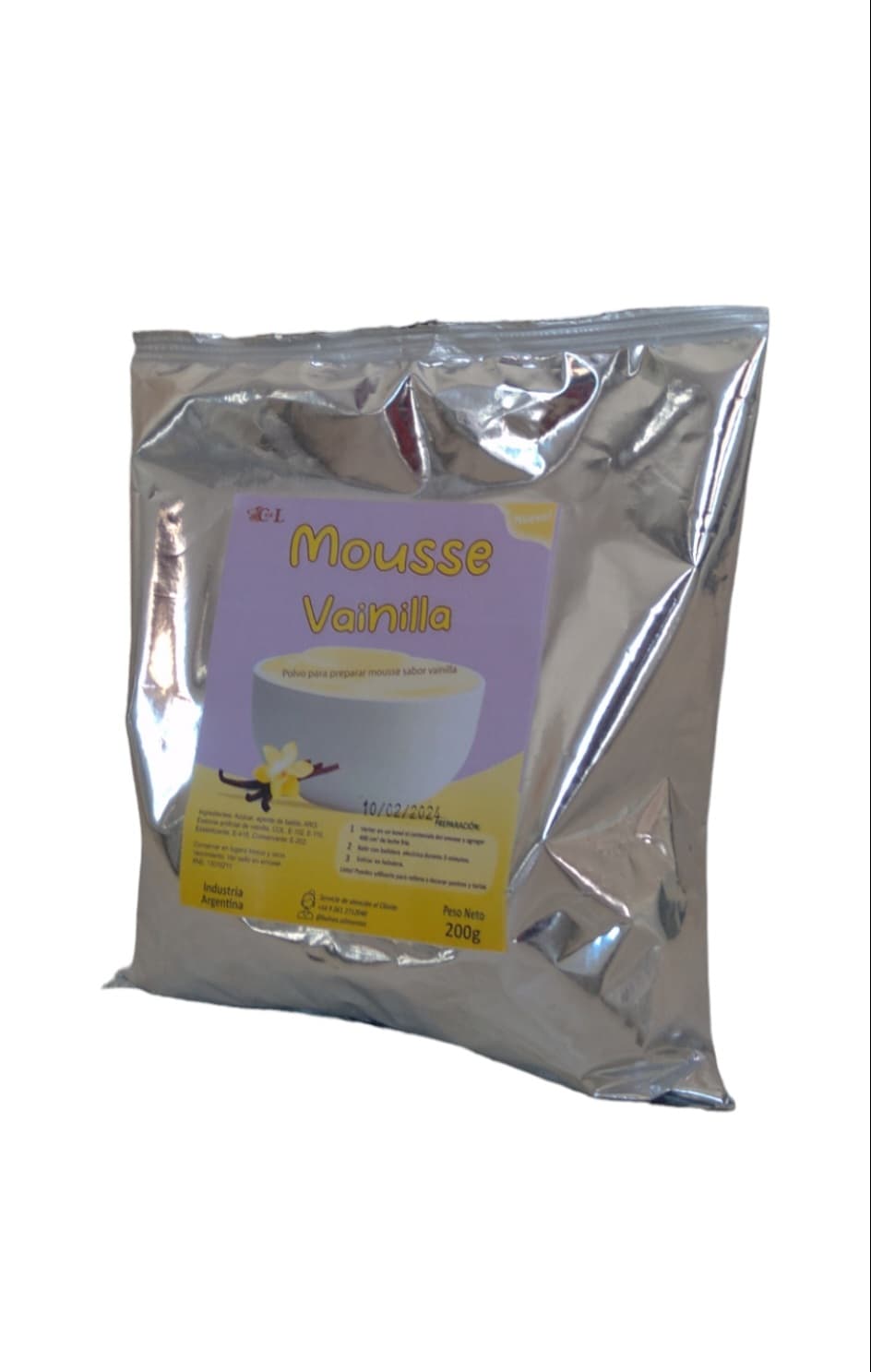 2000 Mousse Vainilla x200g
