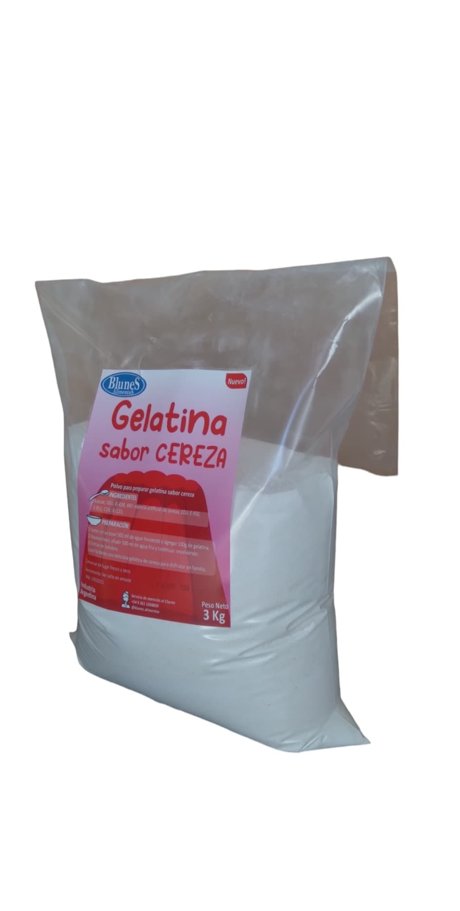 6002 Gelatina de Cereza x 3kg